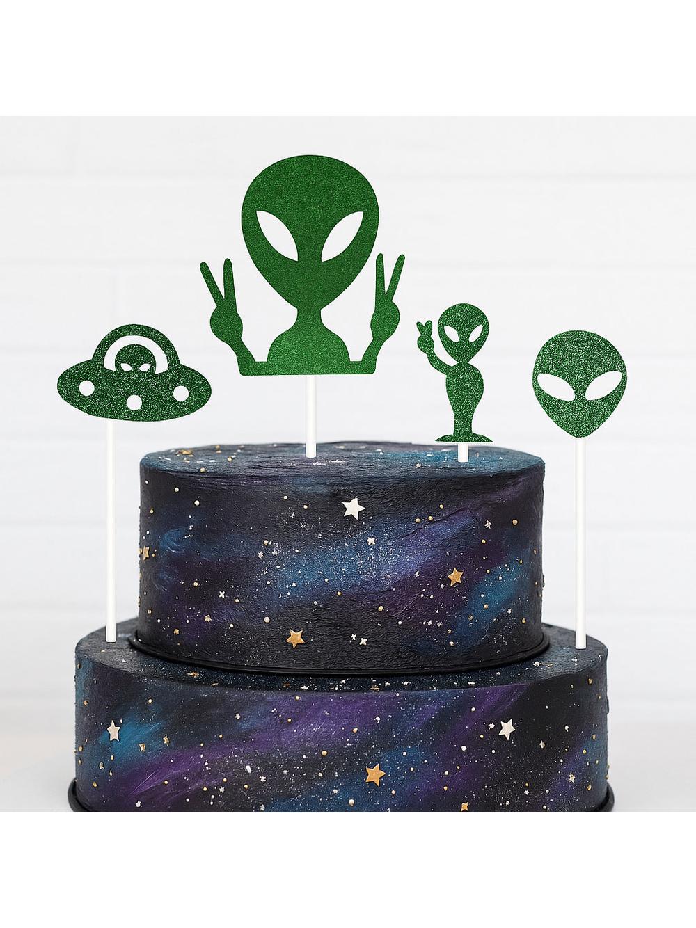 Dekoracja ciasta UFO