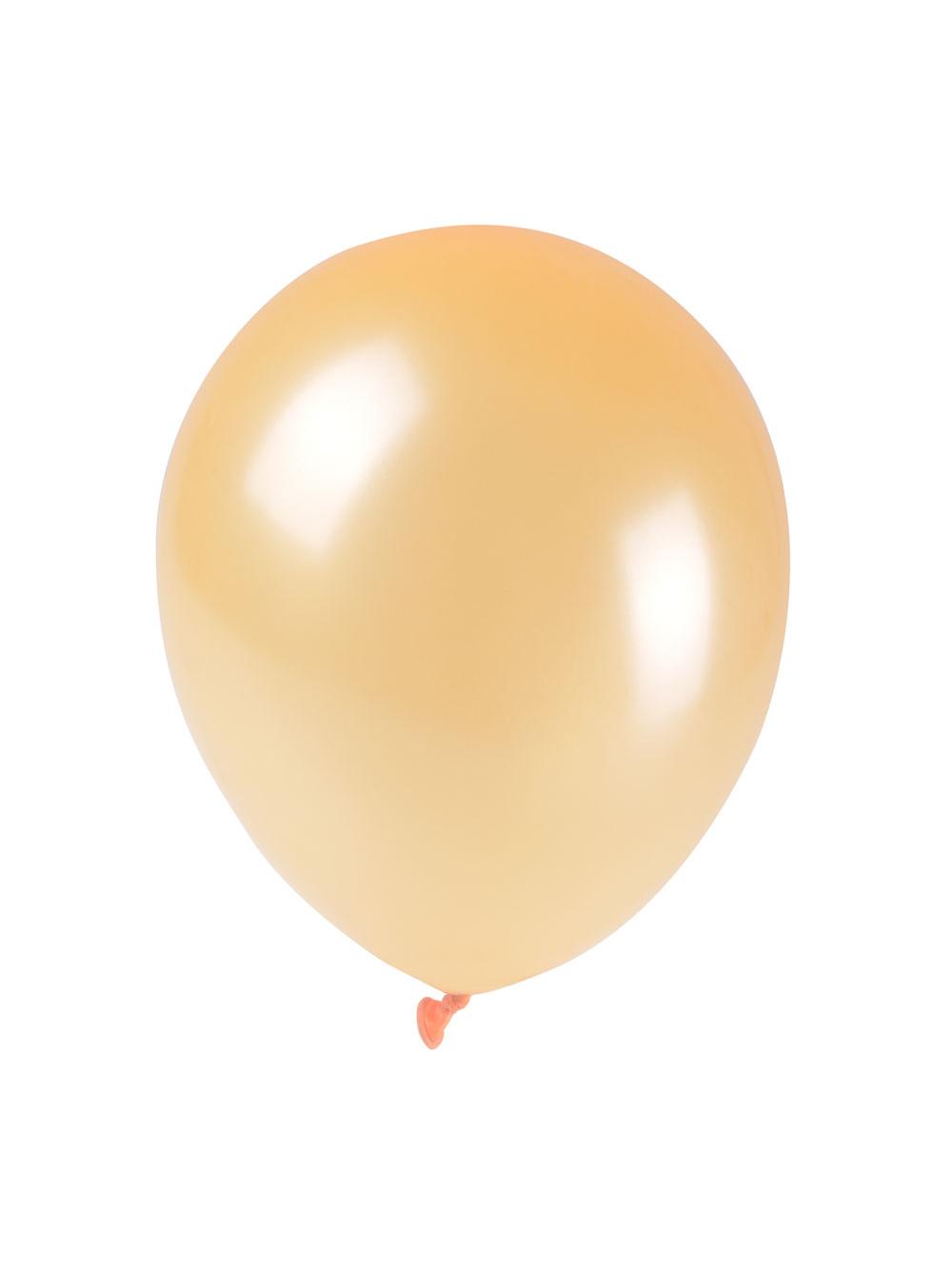 Balony metalizowane 10'' łososiowe nr 078 (100 szt.)