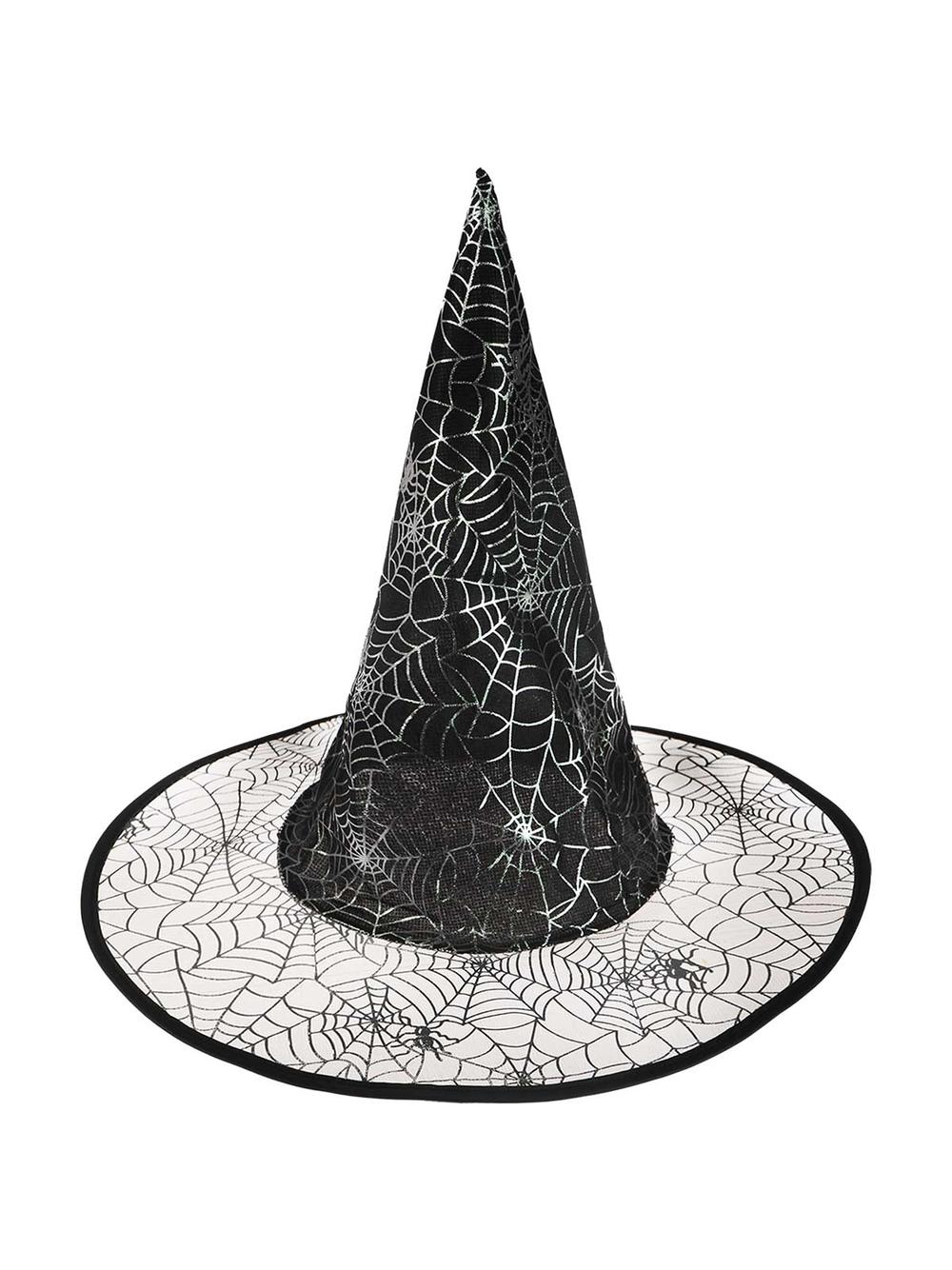 Kapelusz czarownicy z transparentnym rondem