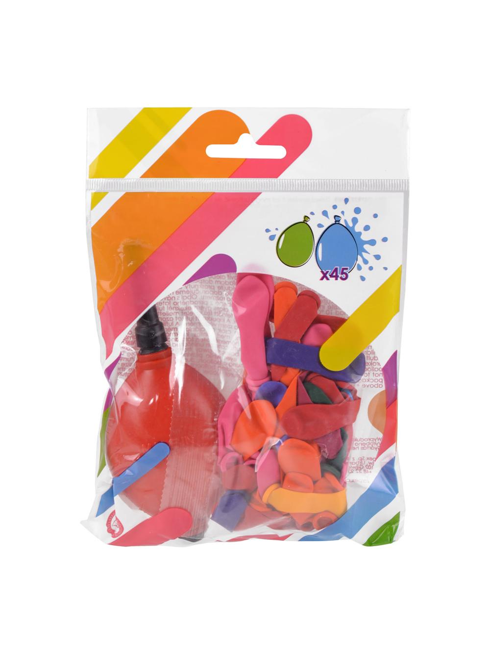 Balony wodne (45 szt.) z pompką