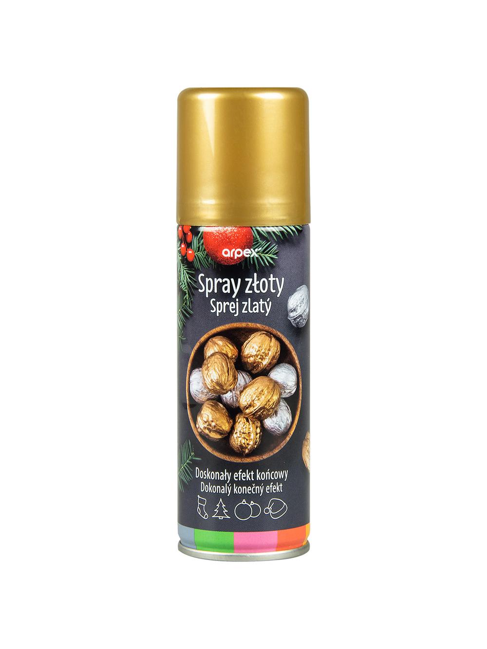 Spray dekoracyjny złoty