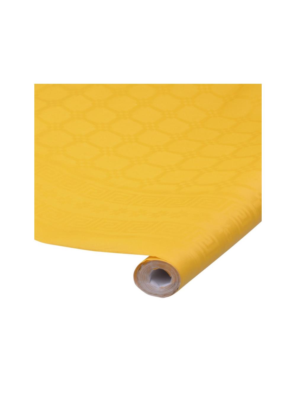 Obrus w rolce żółty