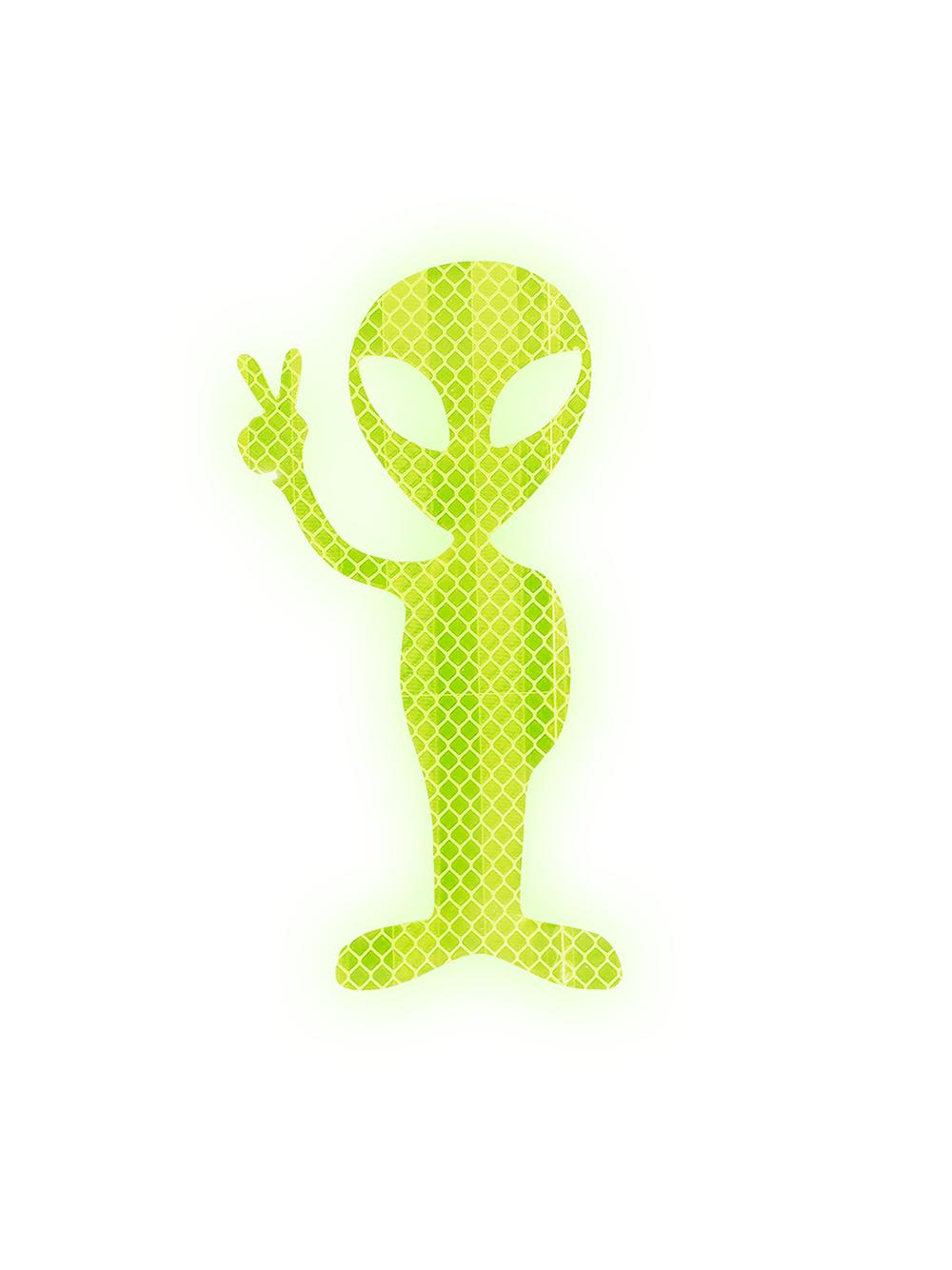 Naklejka odblaskowy UFOludek