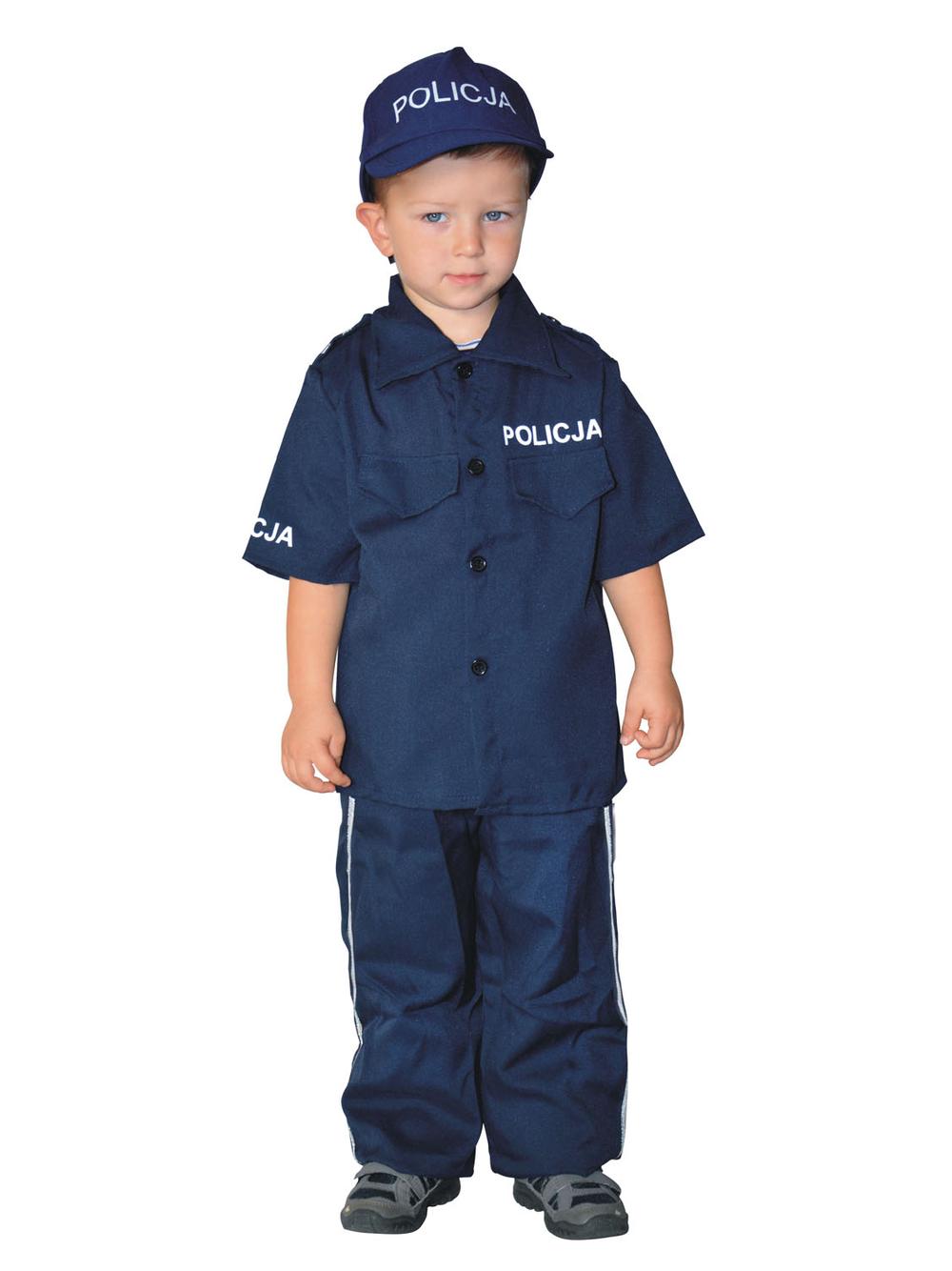 Strój dziecięcy - Policjant lux - rozmiar L