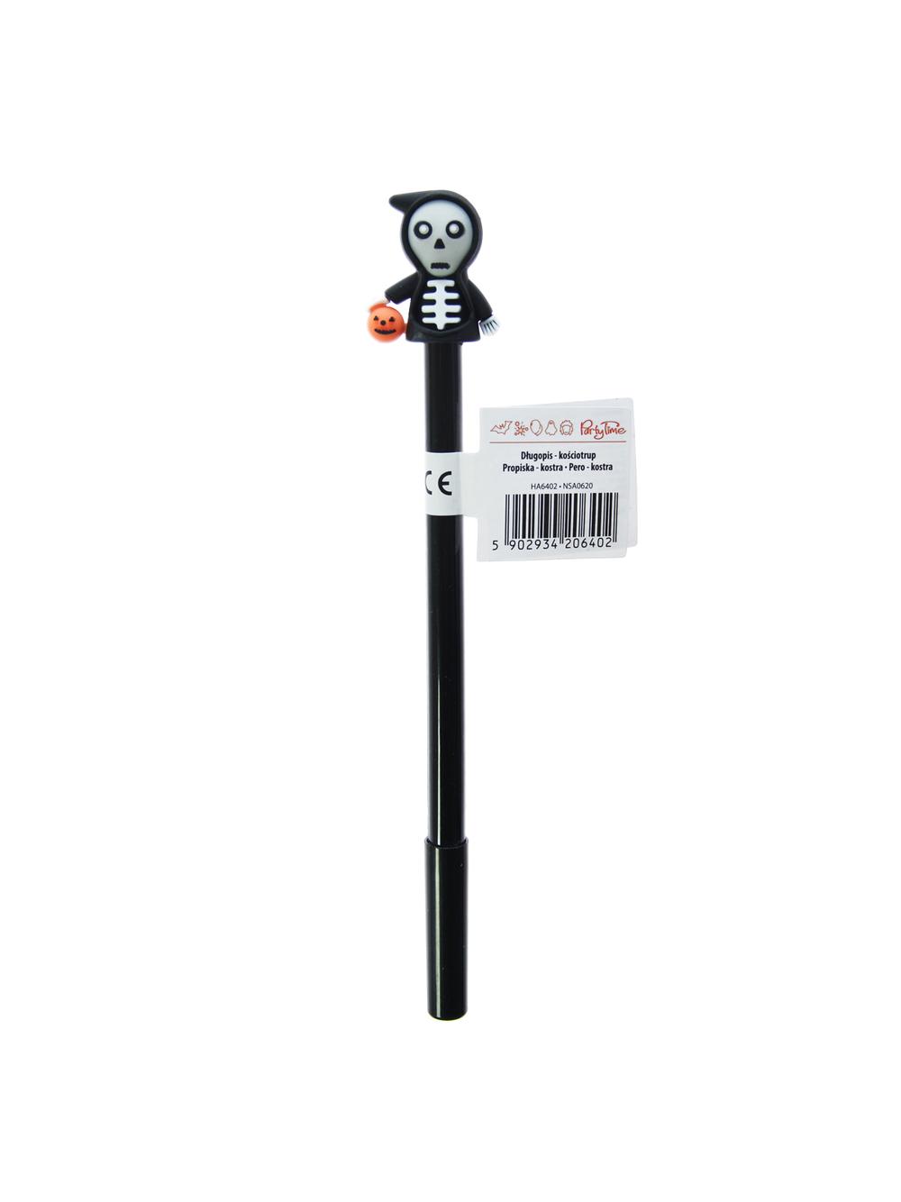 Długopis halloweenowy - kościotrup