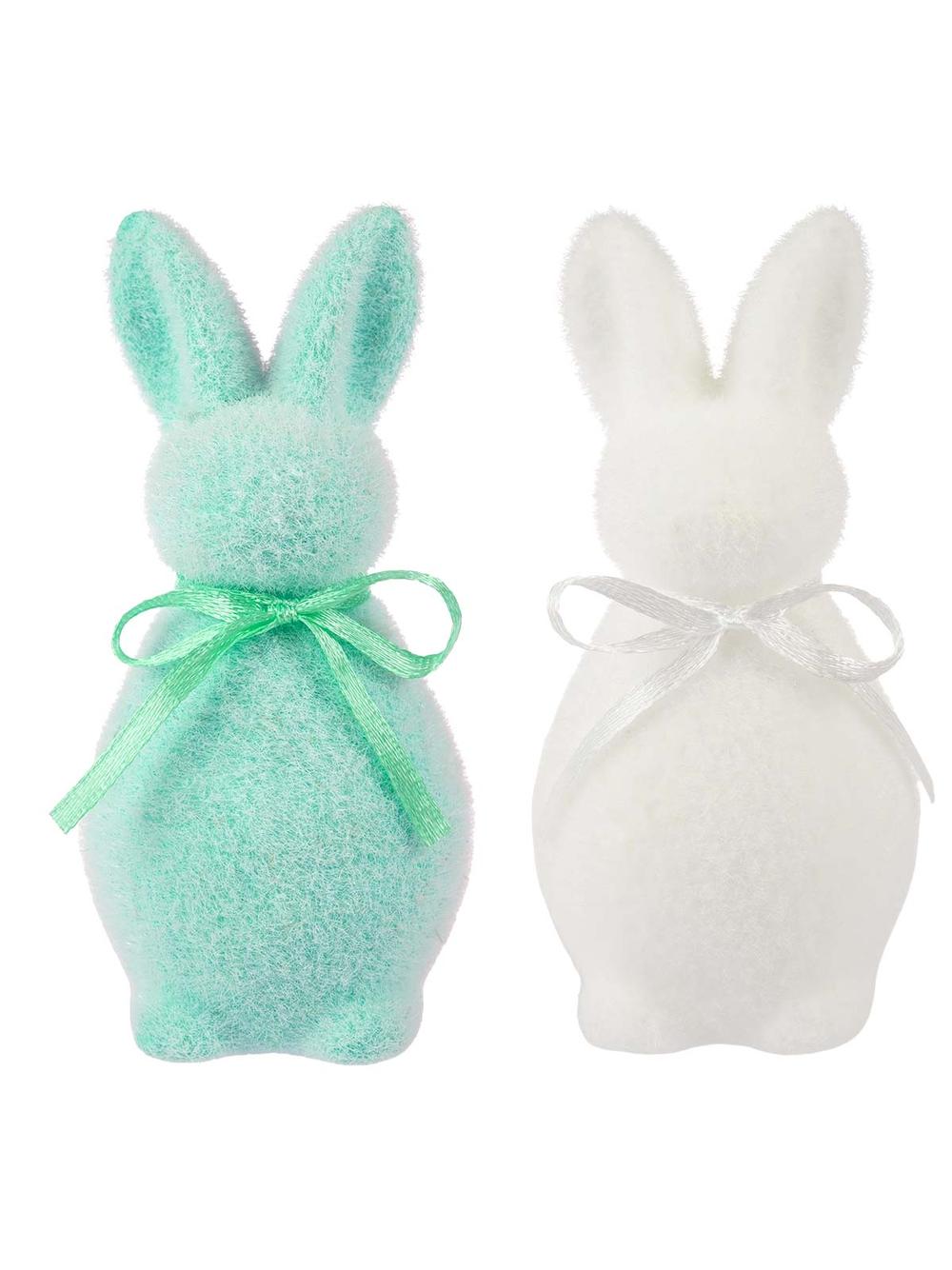 Zestaw zajączków flokowanych (2 szt.)