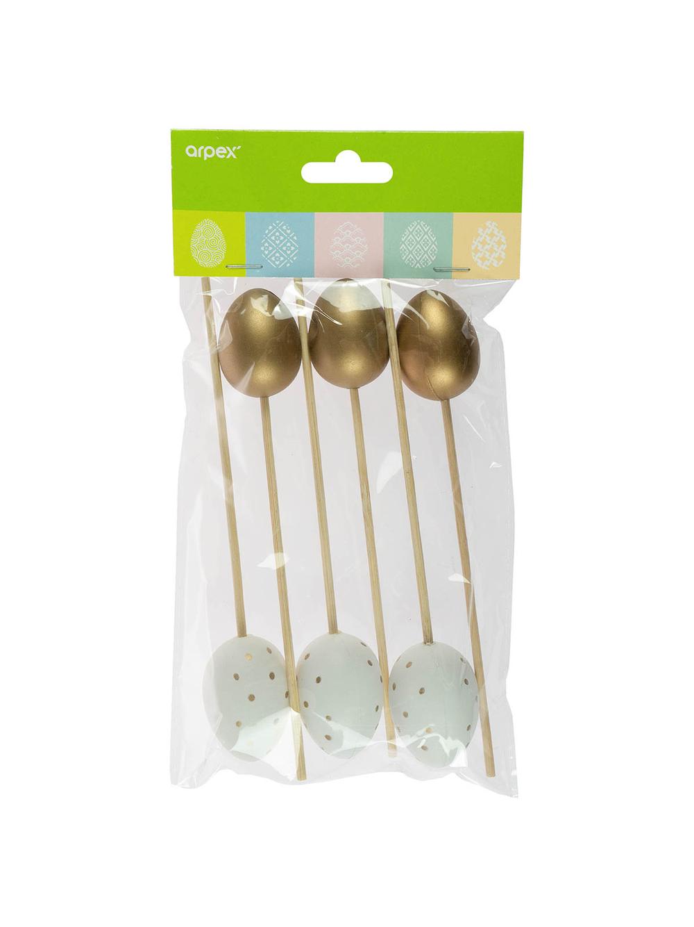 Jajeczka na piku glamour (6 szt.)