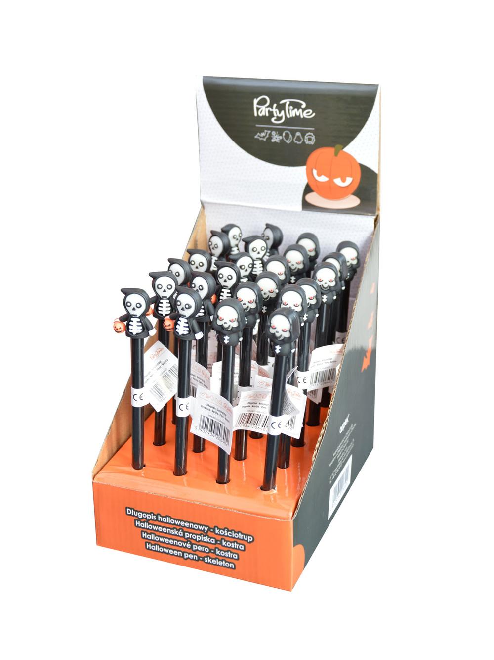 Długopis halloweenowy - kościotrup