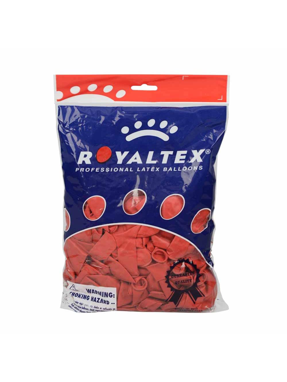 Balony metalizowane 10'' czerwone (100 szt.)