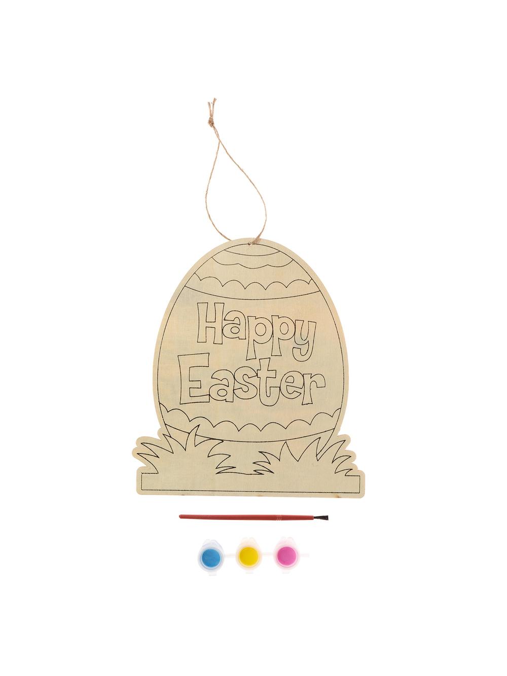 Drewniana ozdoba zrób to sam jajko PROMOCJA