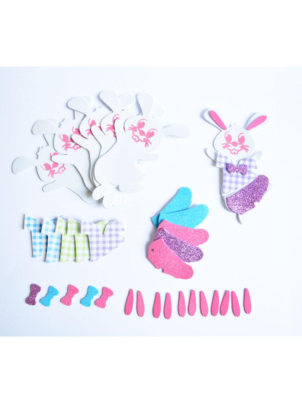 Wielkanocny zestaw zrób to sam z pianki