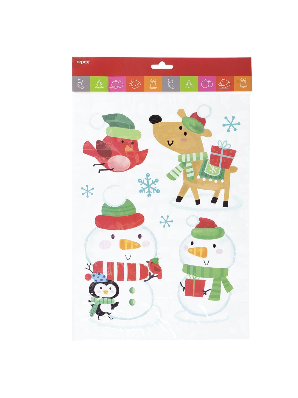 Naklejki ścienne - zimowe wzory