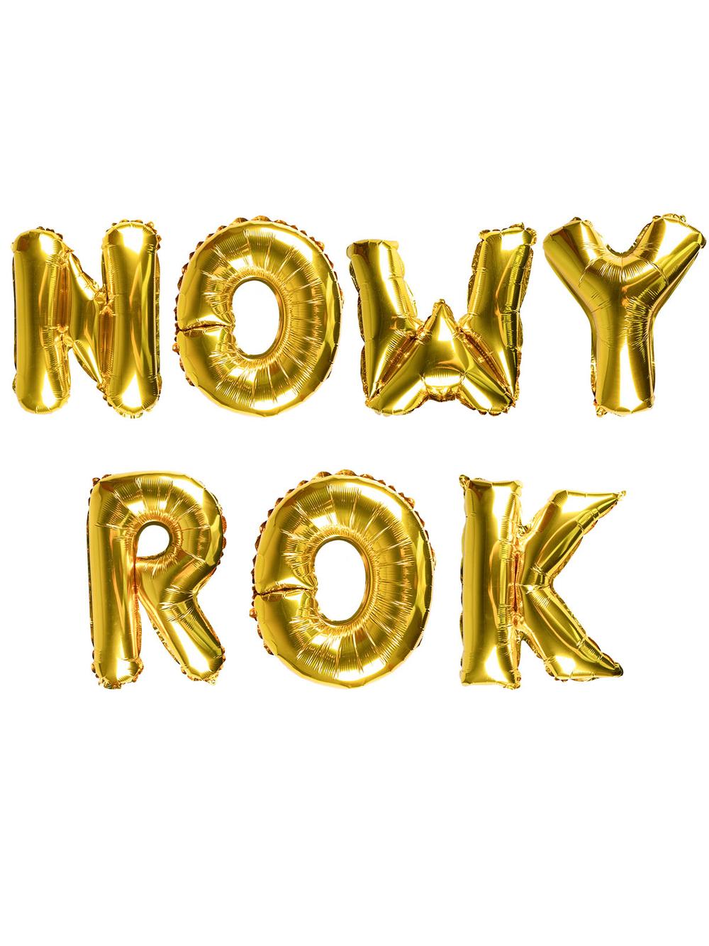 Nowy Rok - zestaw balonów foliowych