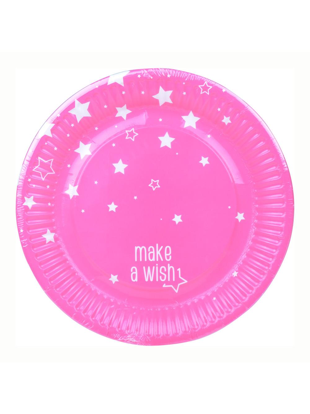 Talerze papierowe - Gwiazdki (8 szt.)