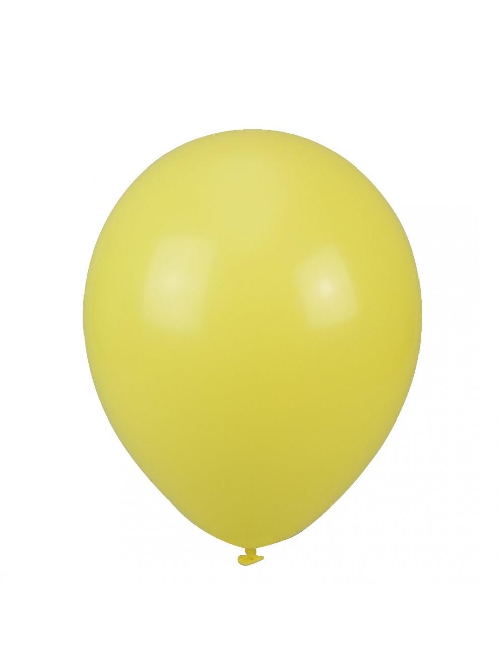 Balony pastelowe 12'' żółte (100 szt.)