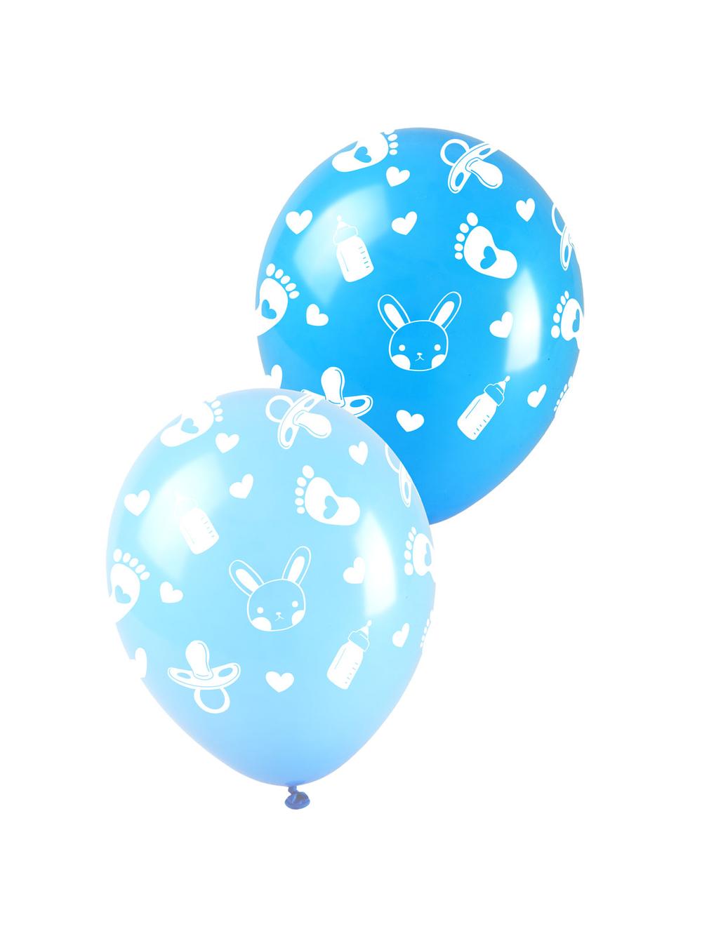 Balony Baby shower - chłopiec (5 szt.)