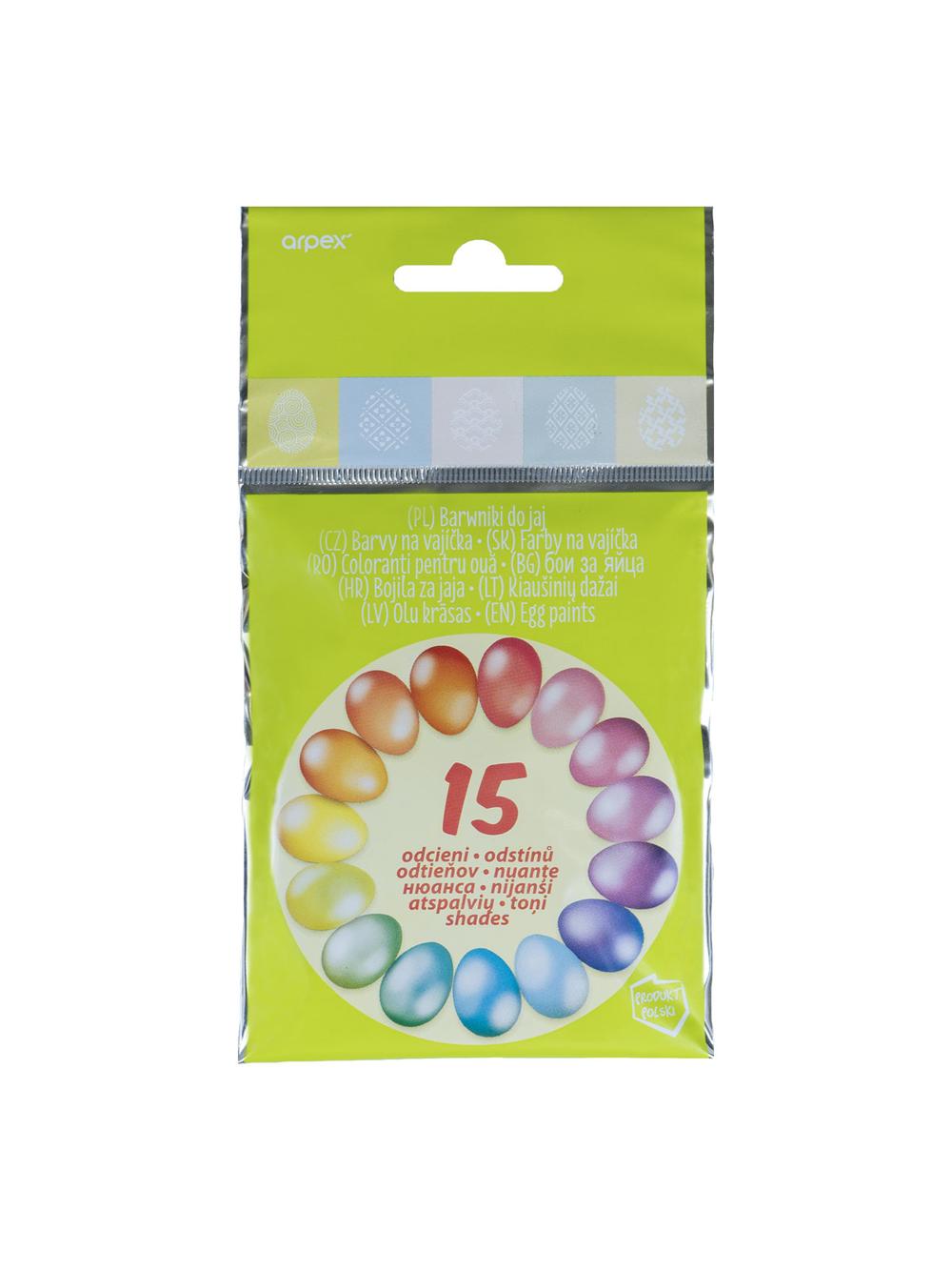 Barwniki do jaj - 15 odcieni