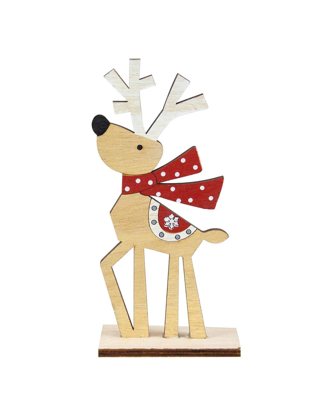 Drewniana dekoracja - renifer