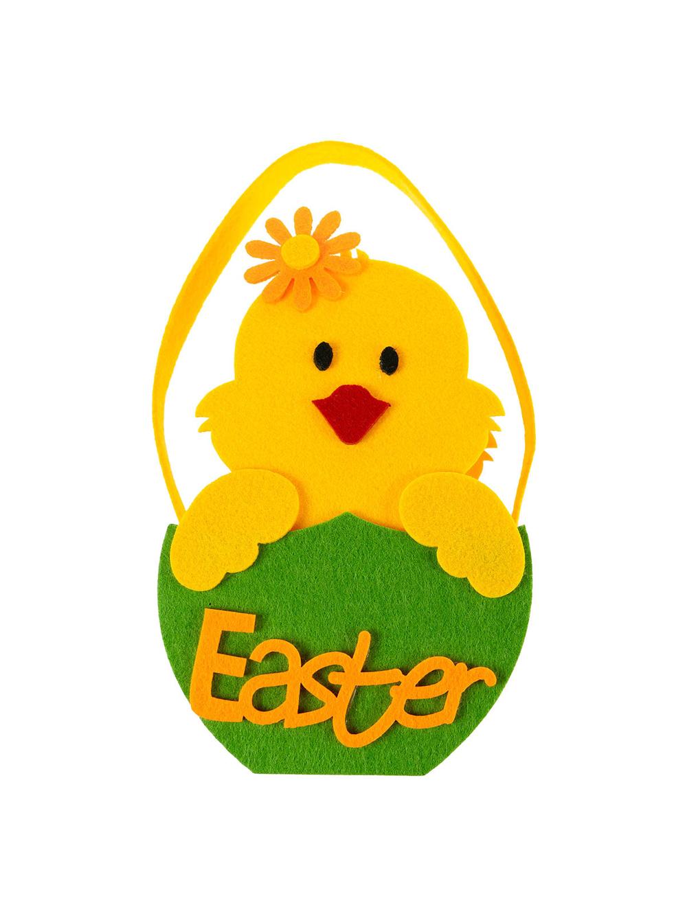 Koszyczek filcowy duży - kurczaczek