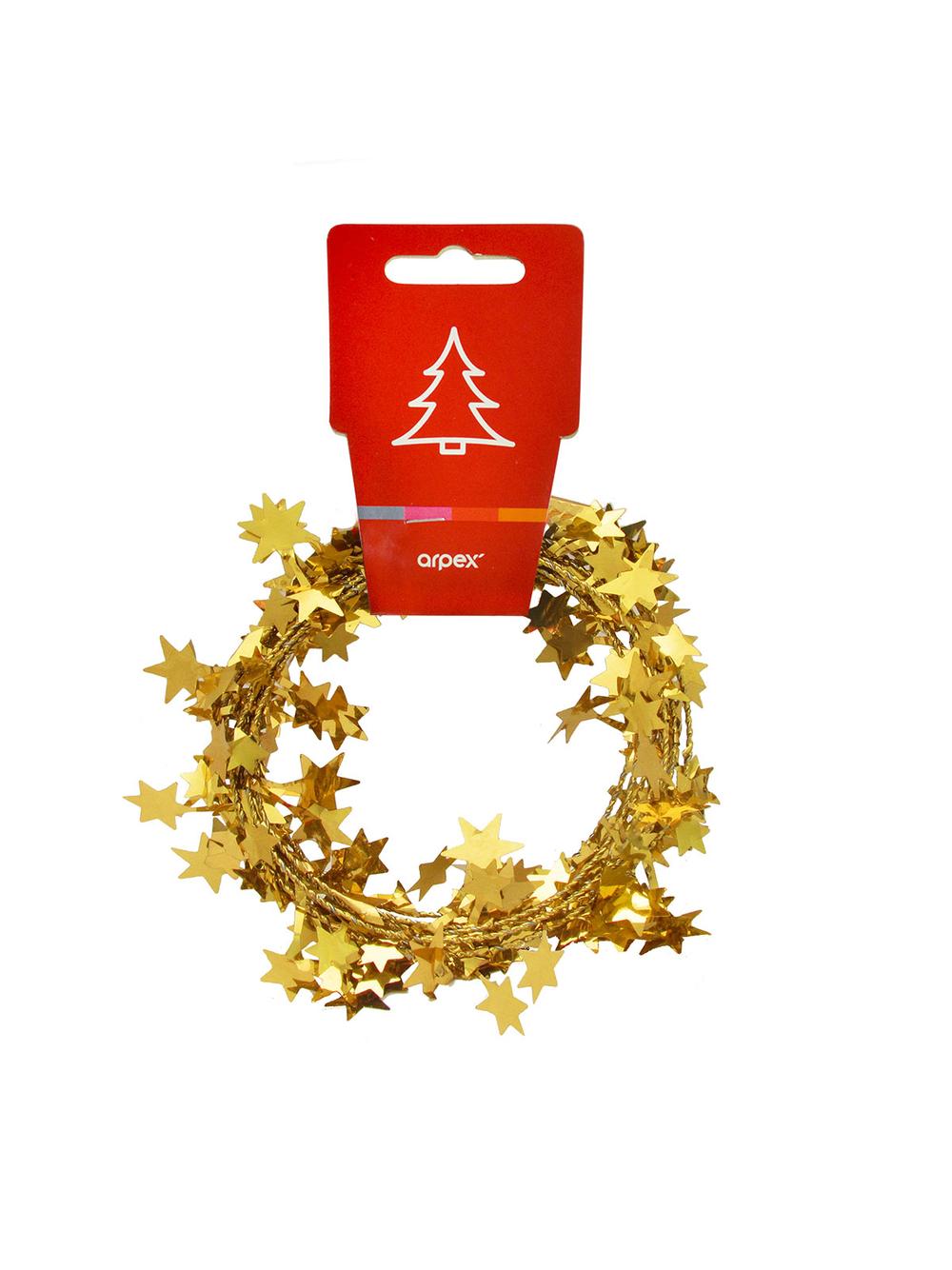 Łańcuch z gwiazdkami złoty