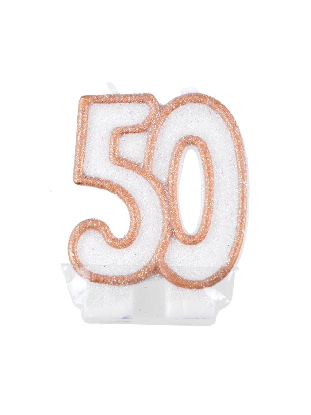 Świeczka jubileuszowa 50