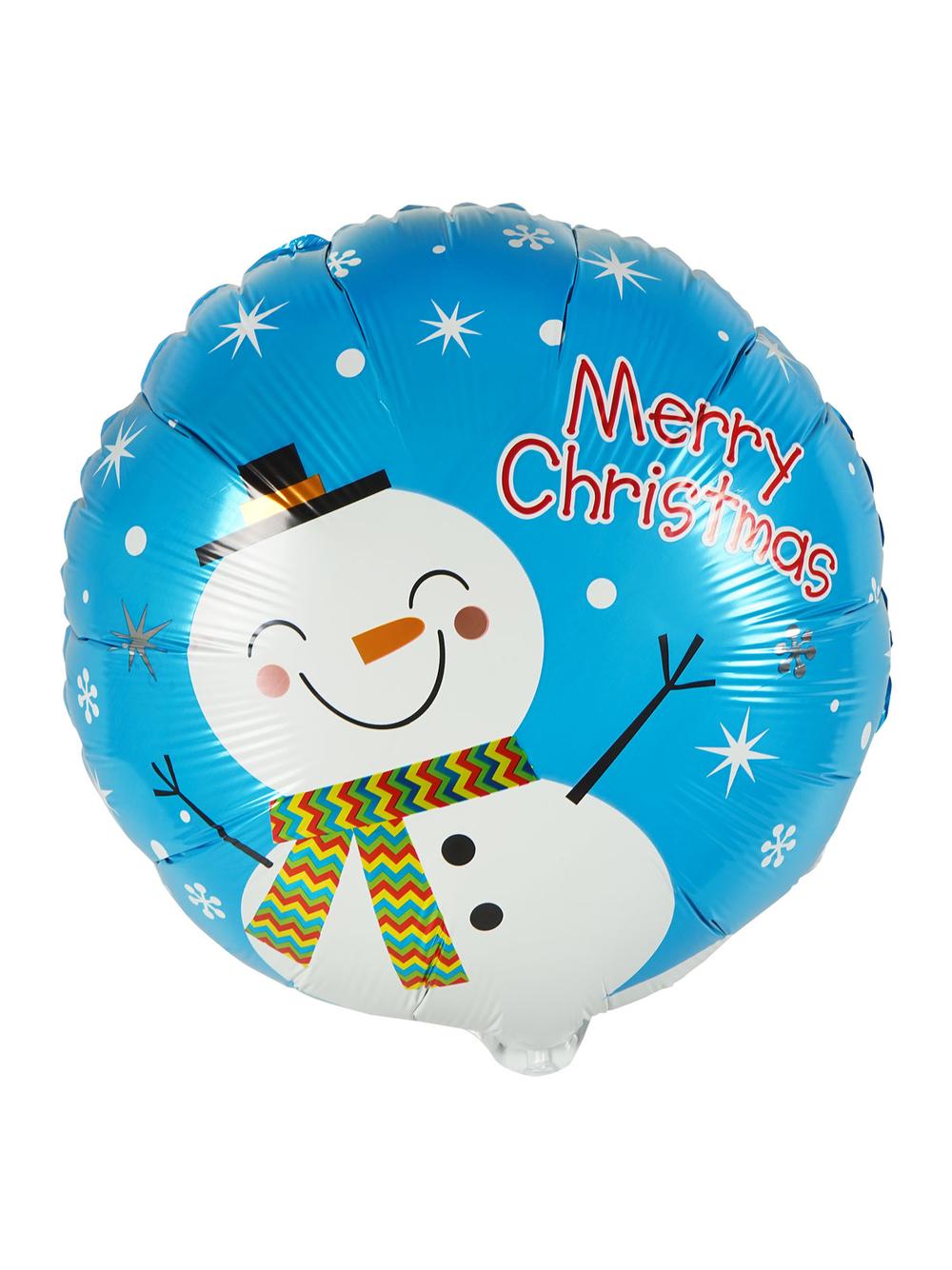 Świąteczny balon foliowy okrągły