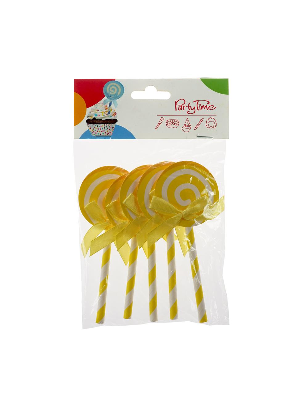 Dekoracja ciasta - lizaki (5 szt.)