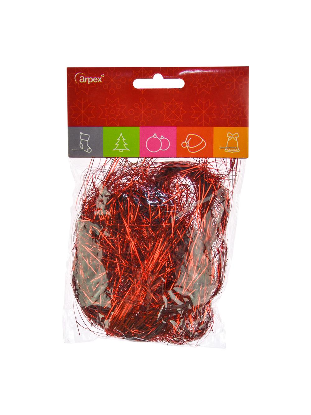 Włos anielski czerwony