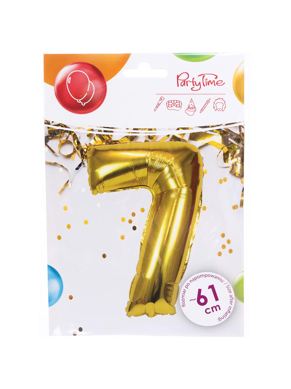 Balon foliowy cyferka XXL - nr 7