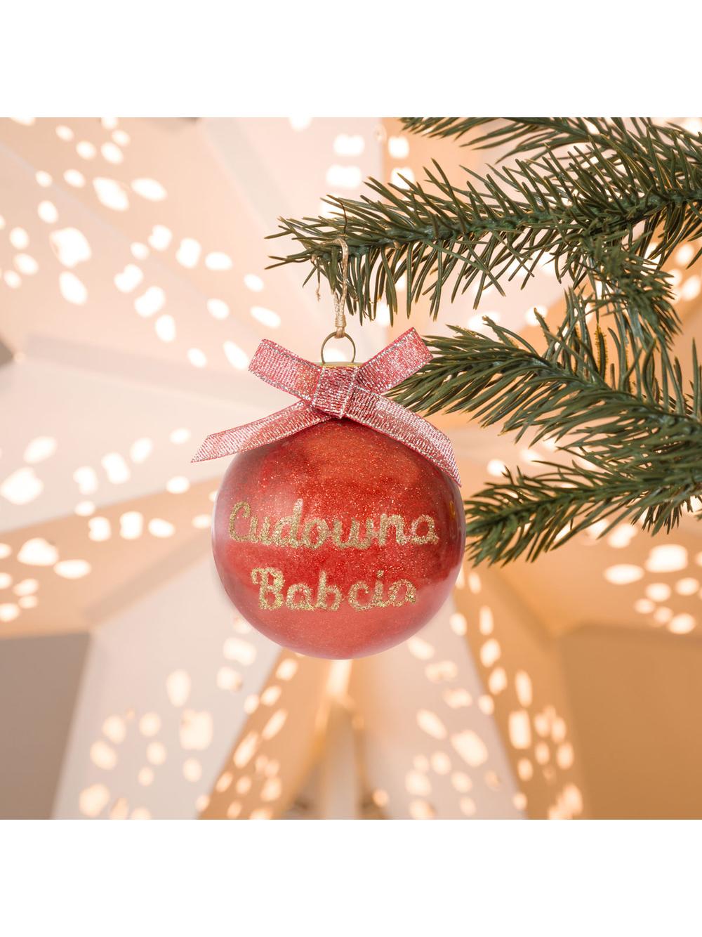 Brokatowa bombka dla Babci