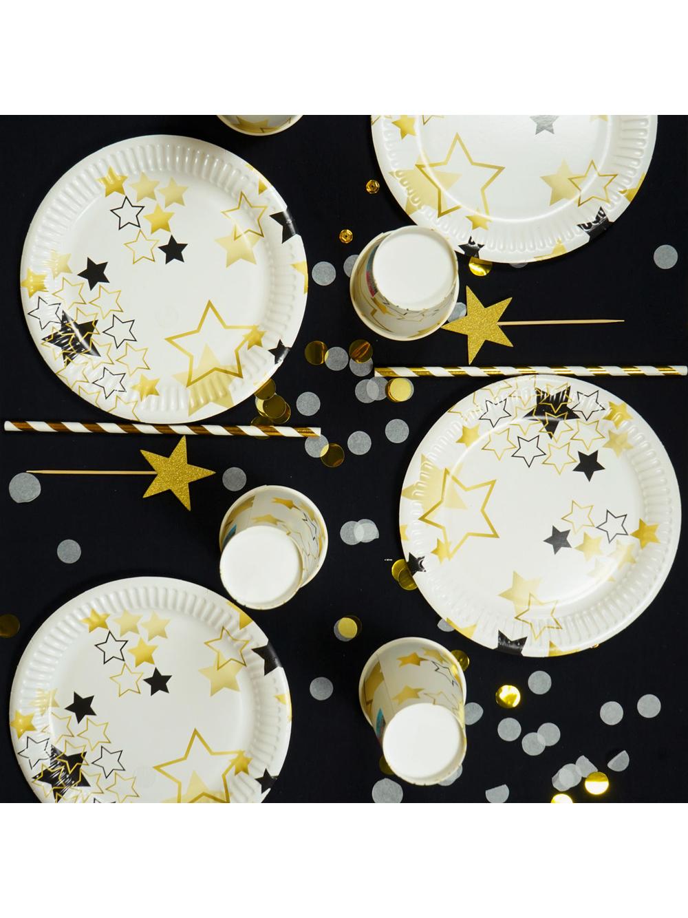 Talerze papierowe - Celebrate! (8 szt.) - FSC Mix Credit