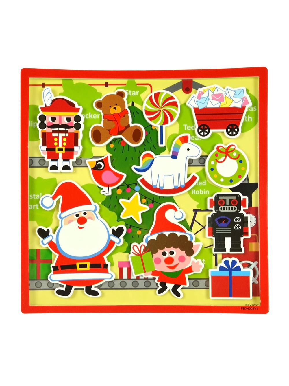 Świateczne naklejki z planszą