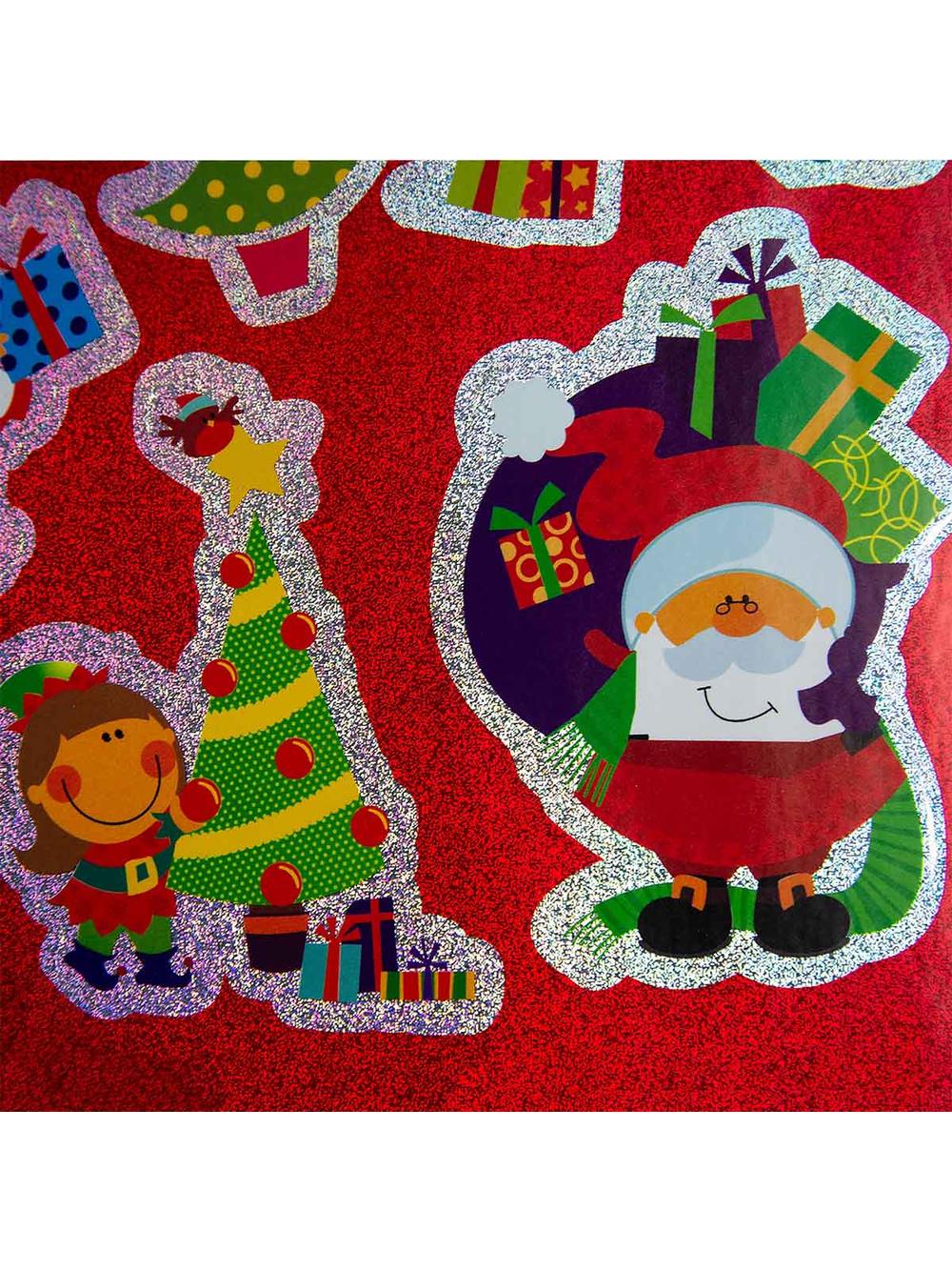 Zestaw naklejek świątecznych