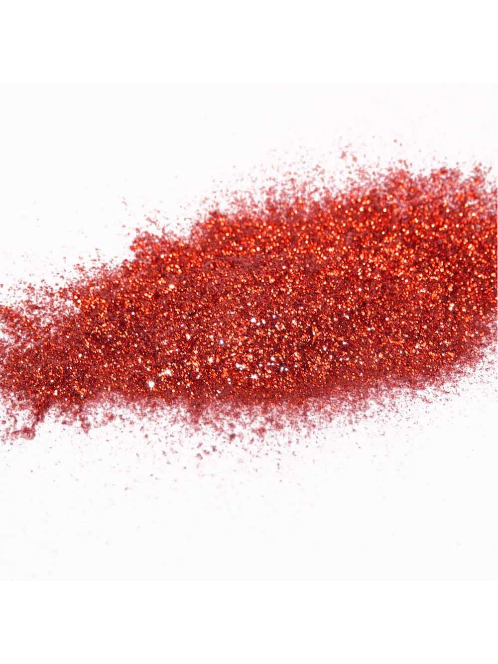 Brokat sypki czerwony