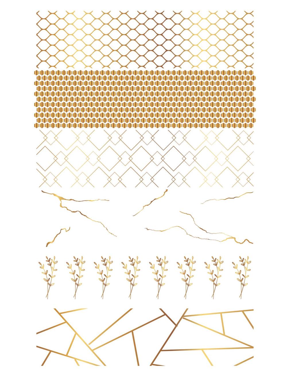 Zestaw Glamour - barwnik z owijkami termokurczliwymi (6 szt.)