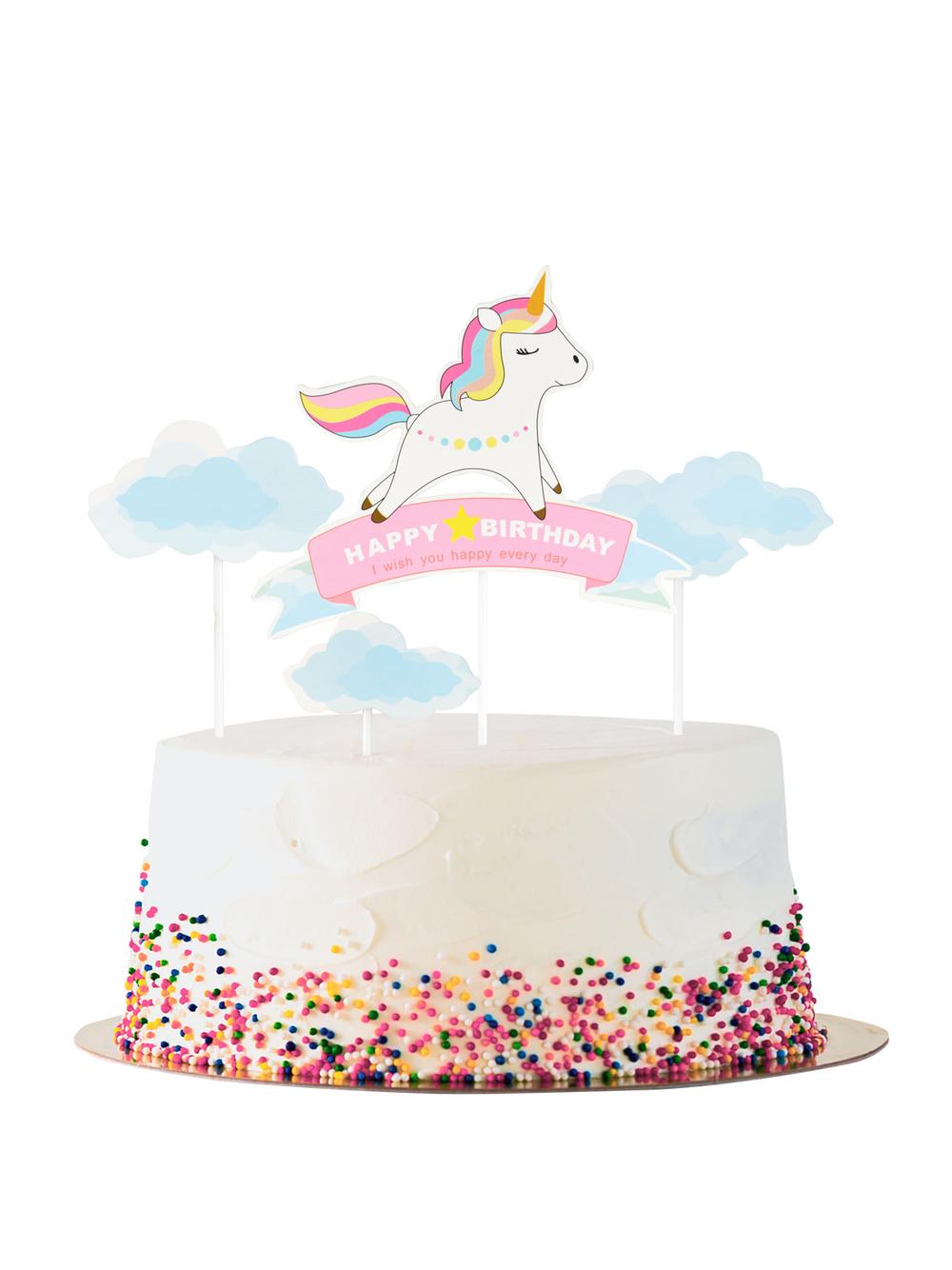 Dekoracja tortu - Jednorożec