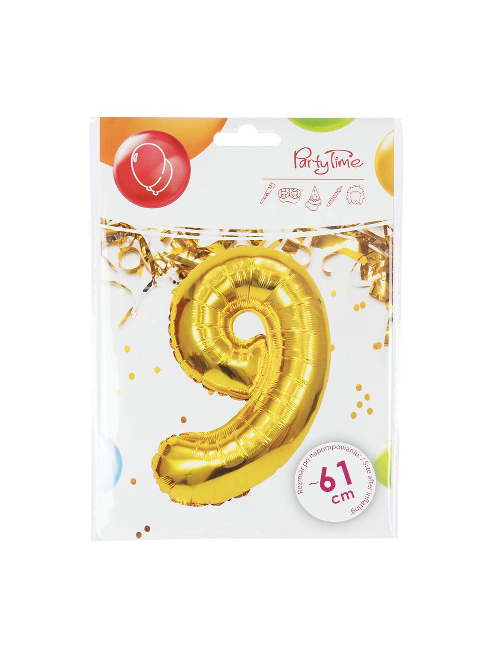 Balon foliowy cyferka XXL - nr 9