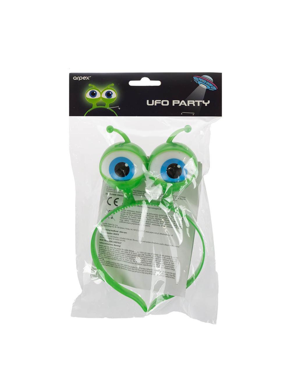 Świecąca opaska na głowę - oczy kosmity