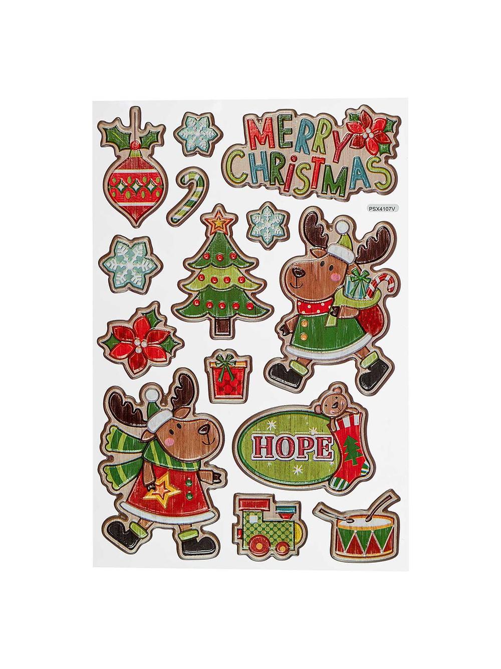 Naklejki świąteczny mix