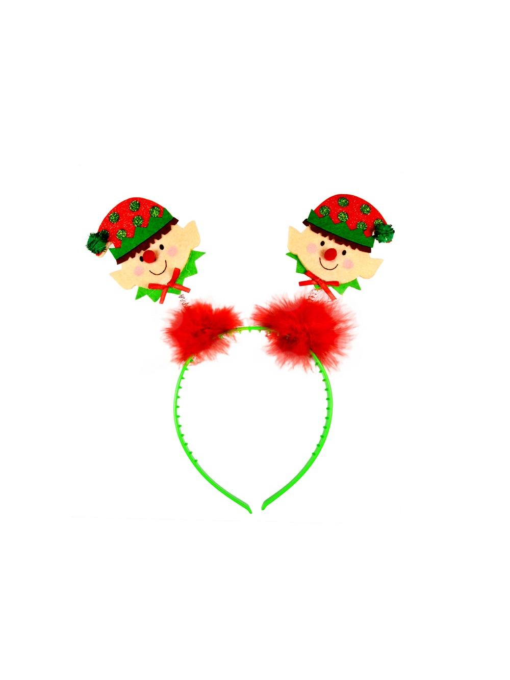 Świąteczna opaska - mix wzorów