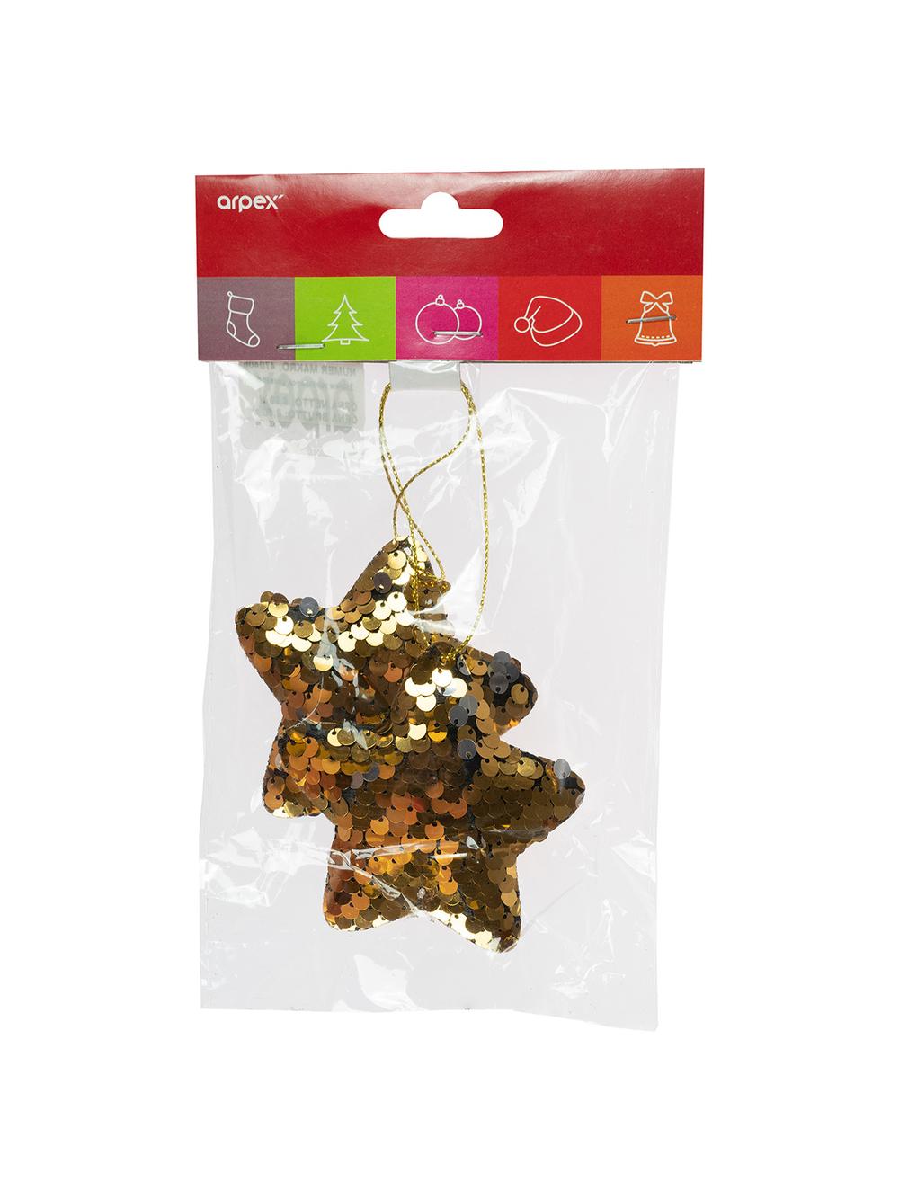 Zestaw cekinowych gwiazdek (2 szt.)