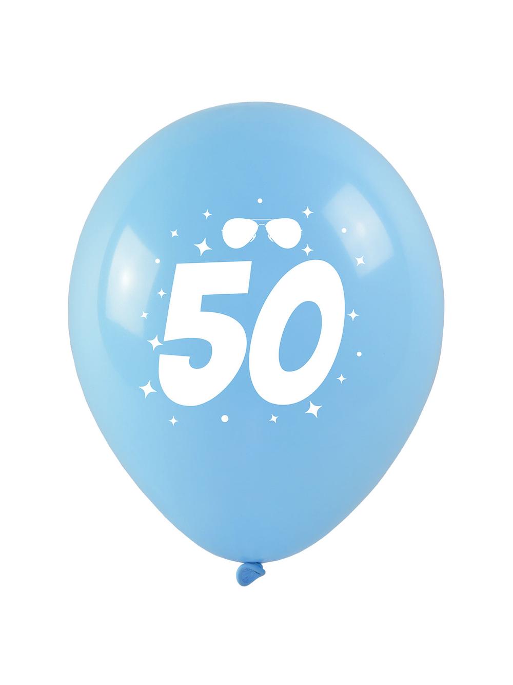 Balony jubileuszowe - 50 (3 szt.)