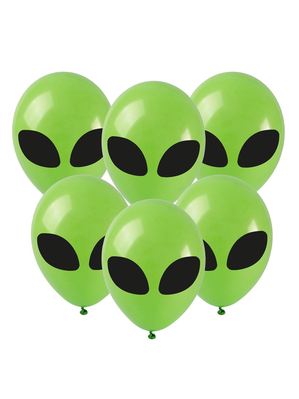 Balony z nadrukiem UFO (6 szt.)