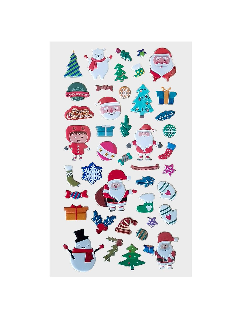 Świąteczne naklejki piankowe