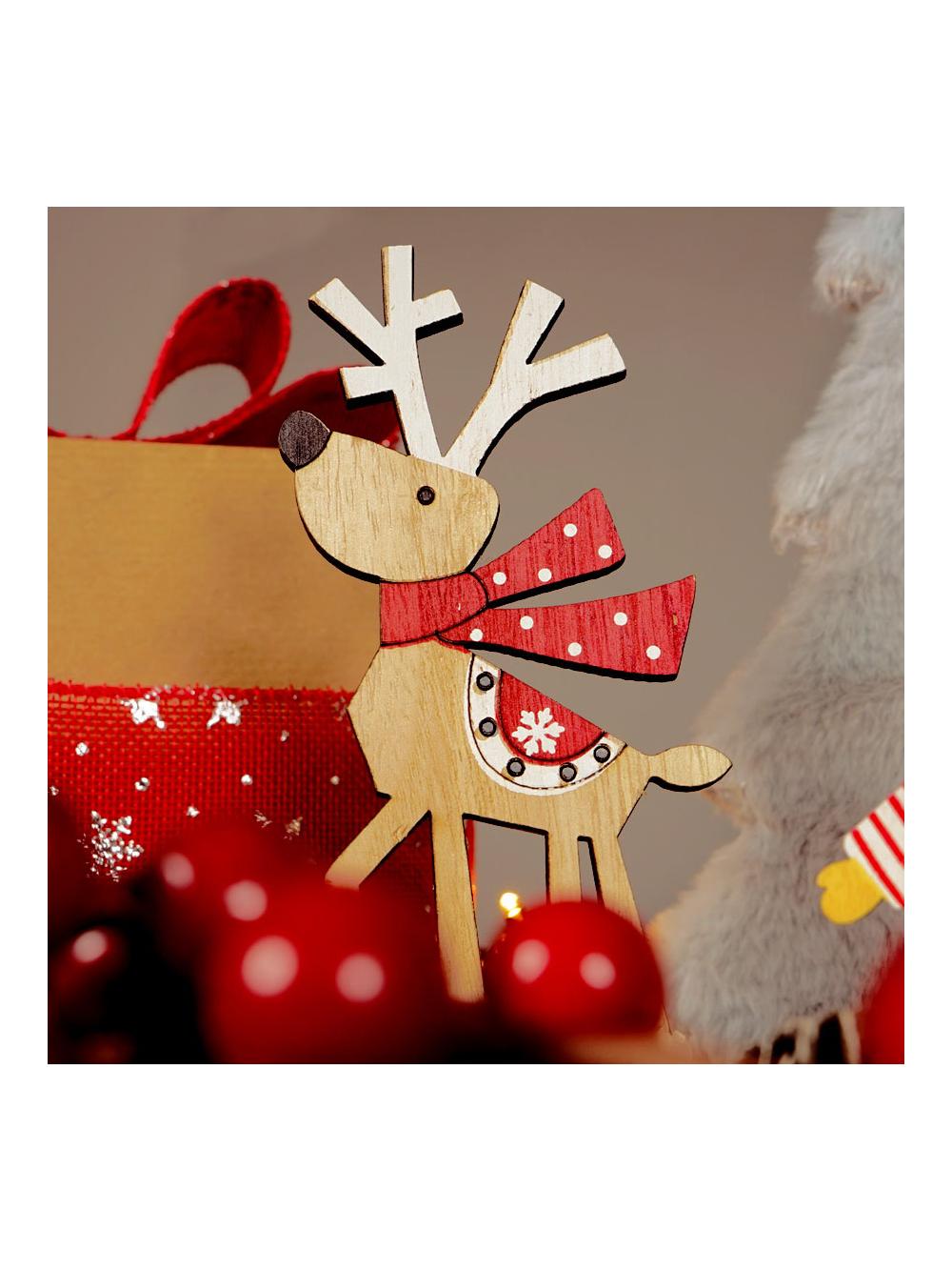 Drewniana dekoracja - renifer