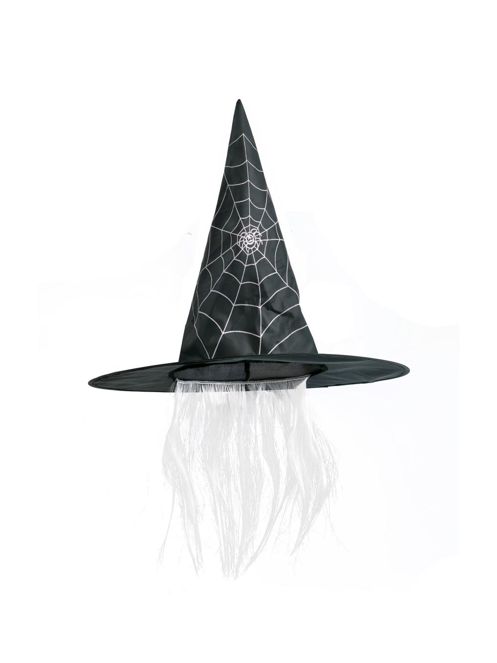 Kapelusz czarownicy z włosami