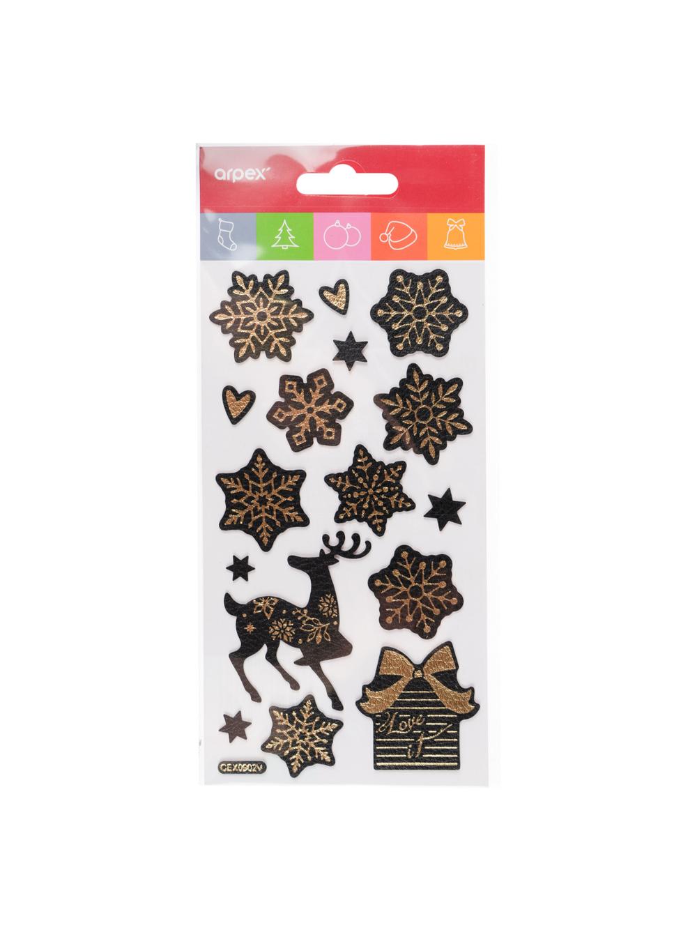 Świąteczne naklejki Glamour