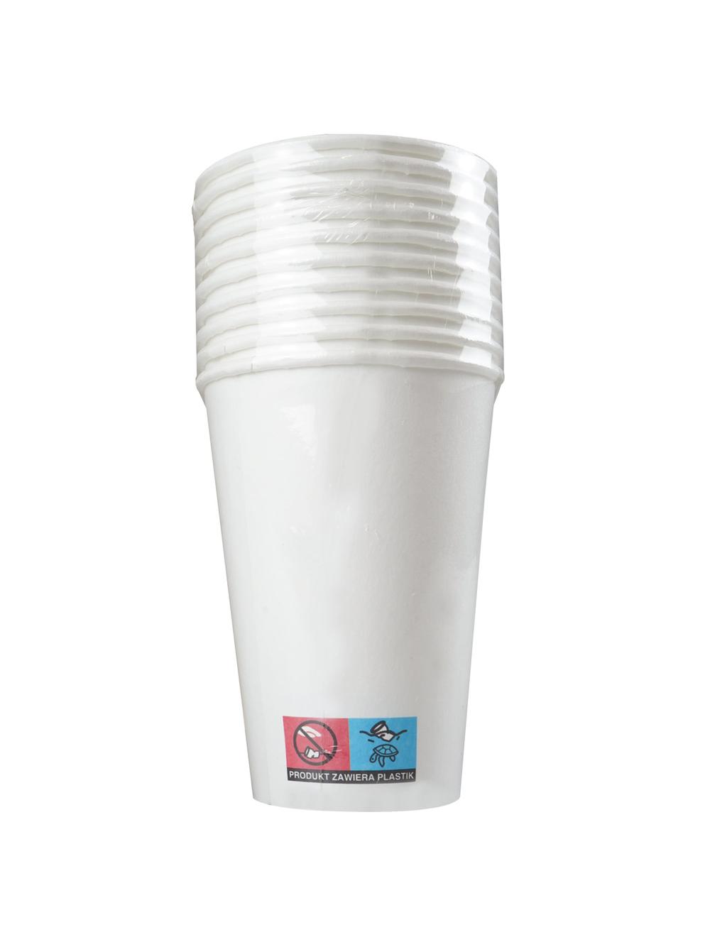 Kubki papierowe białe (10 szt.)