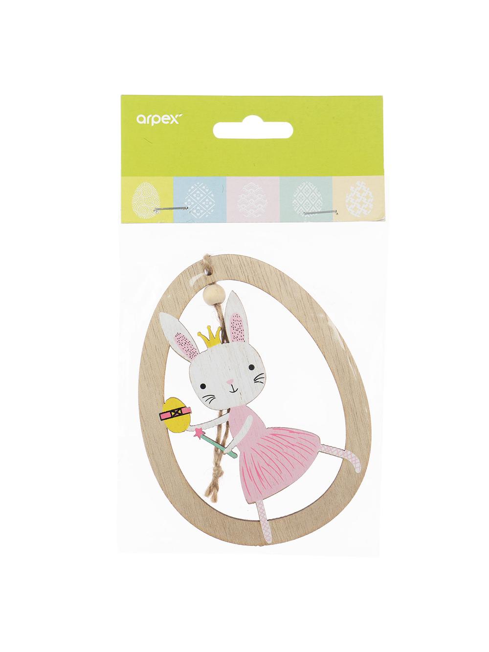 Drewniana zawieszka - jajko