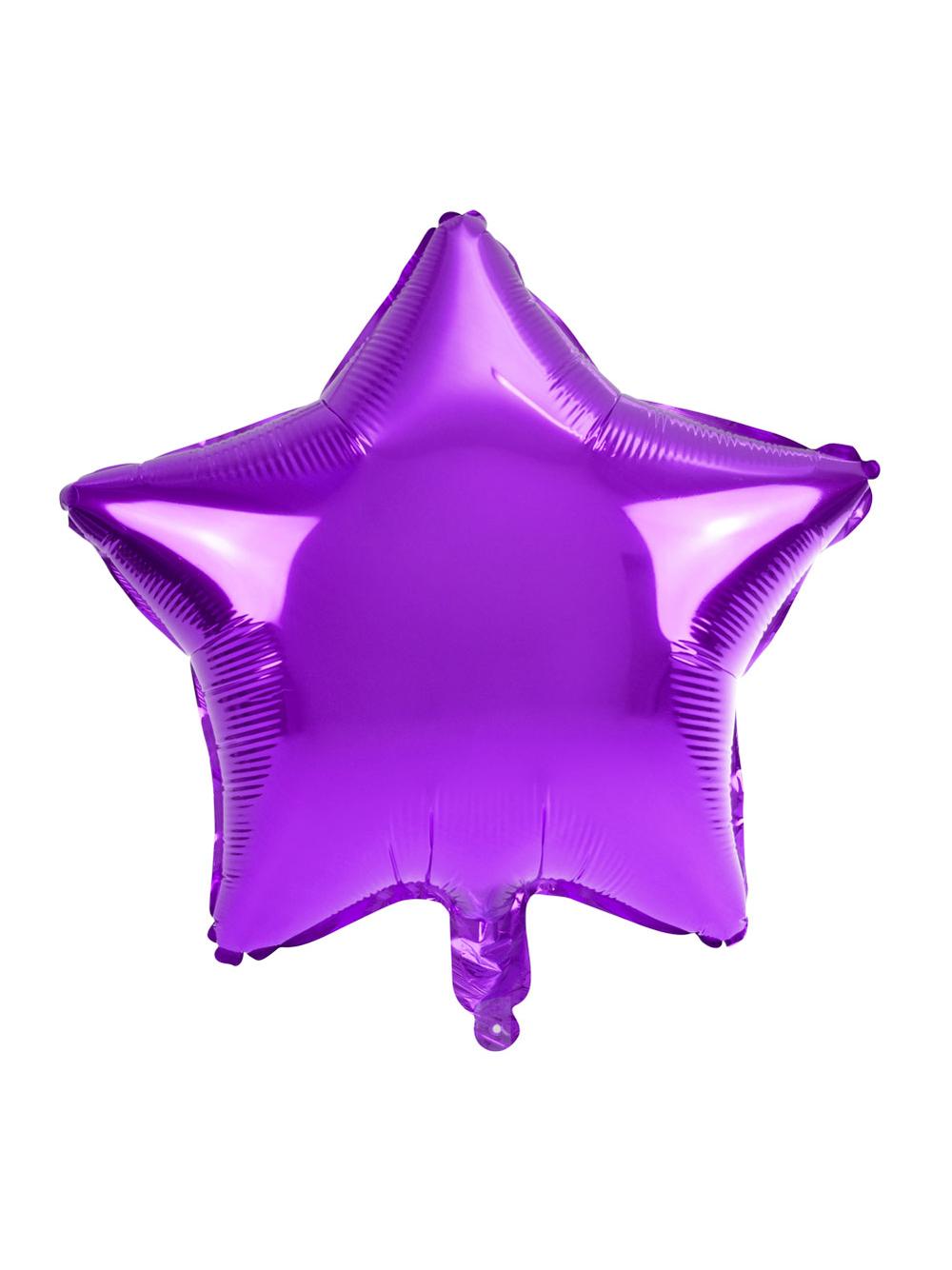 Balon foliowy gwiazda duża fioletowy